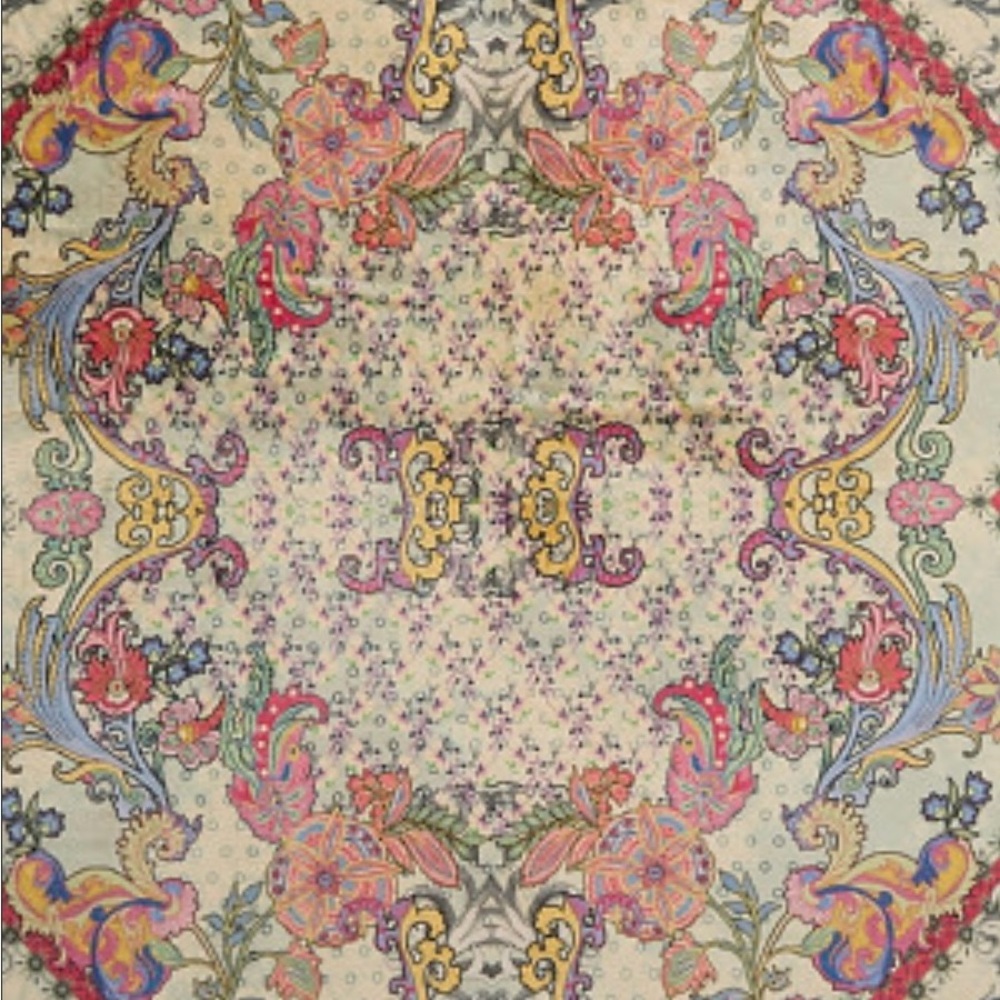 Johnny Was Multicolor Travel Blanket